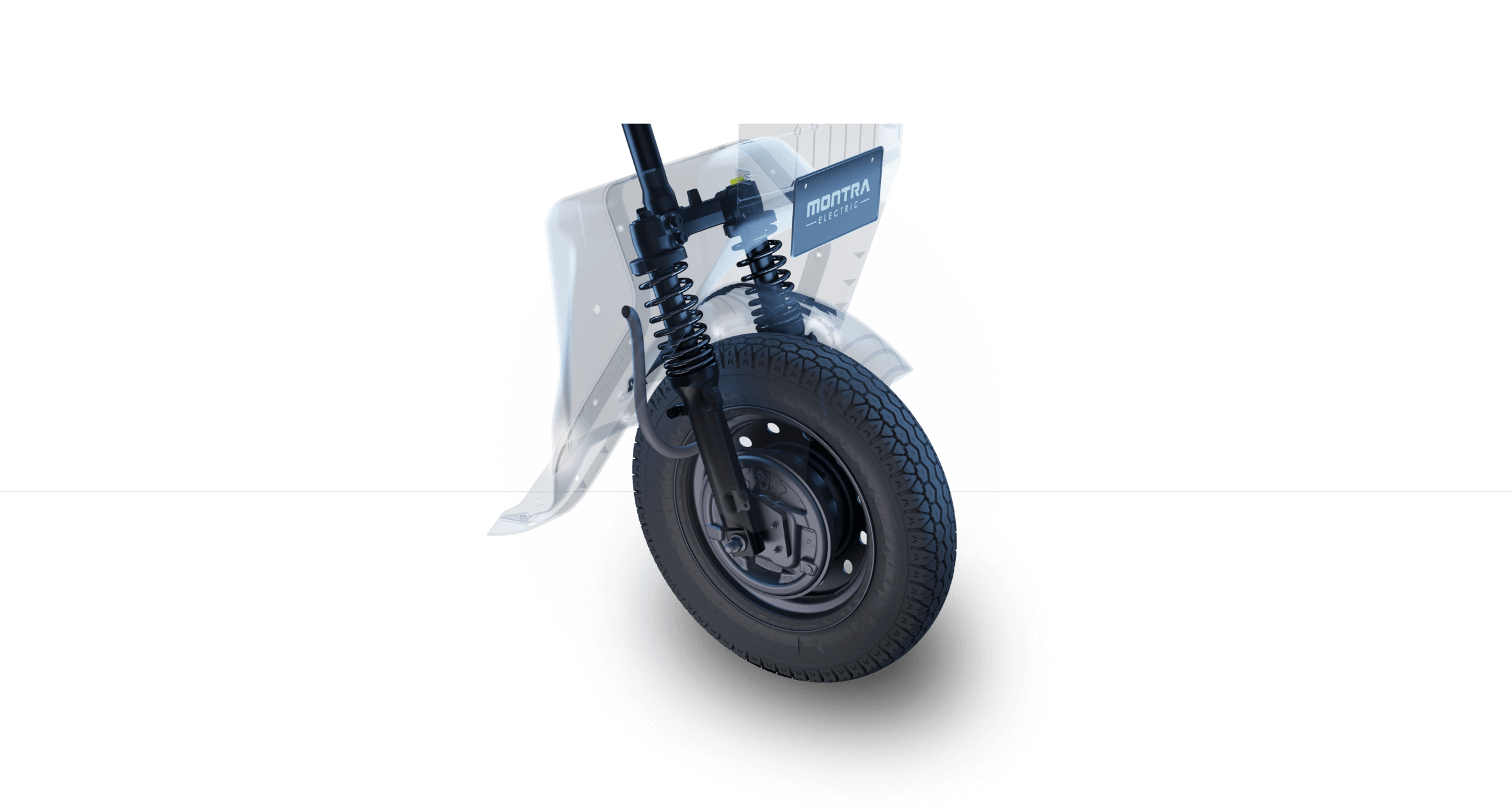 E Auto Rickshaw Double Front Fork Suspension