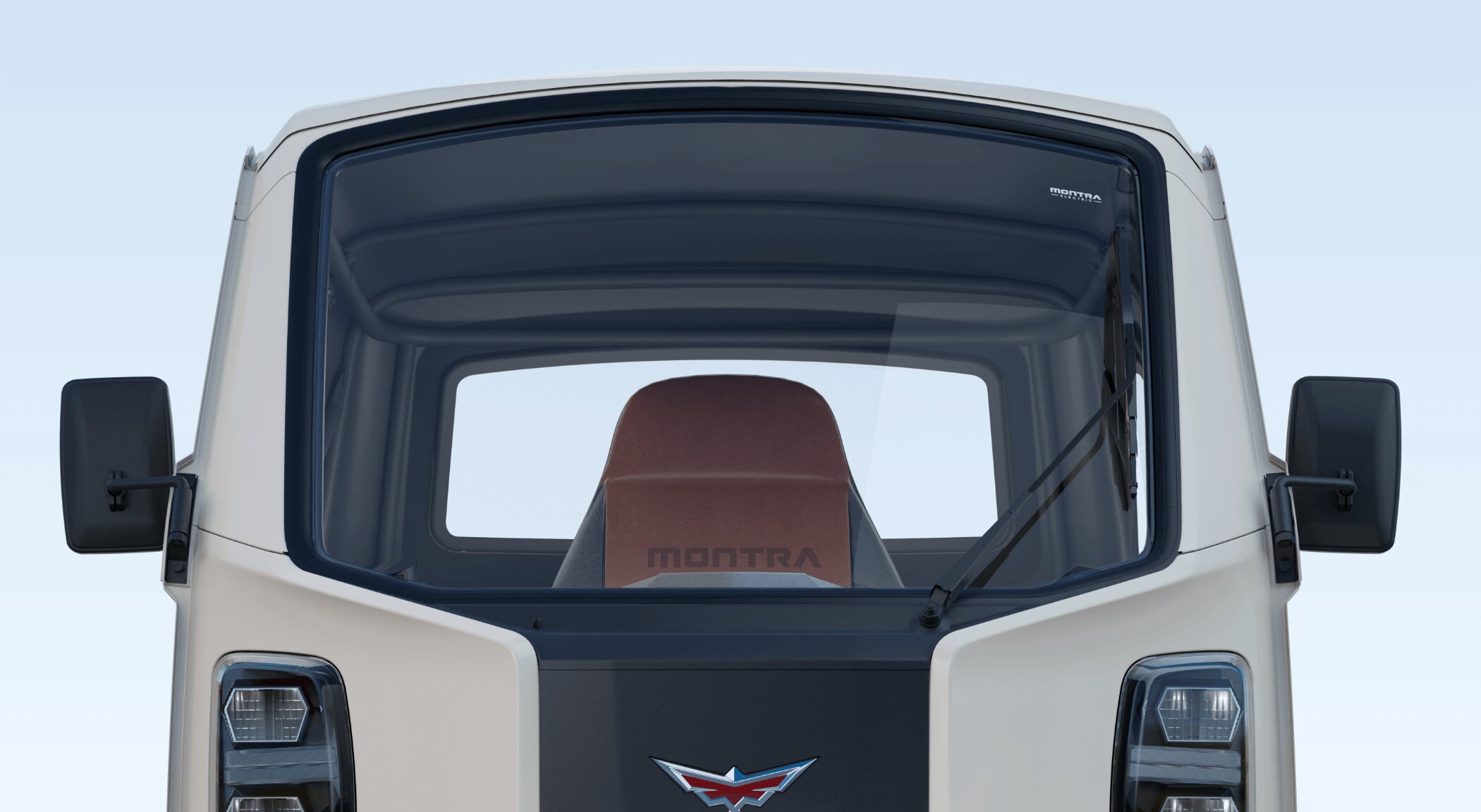 Electric Auto Rickshaw Large Windshield