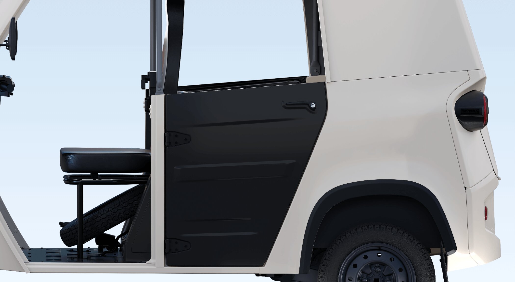 Electric Auto Rickshaw Stylish Doors